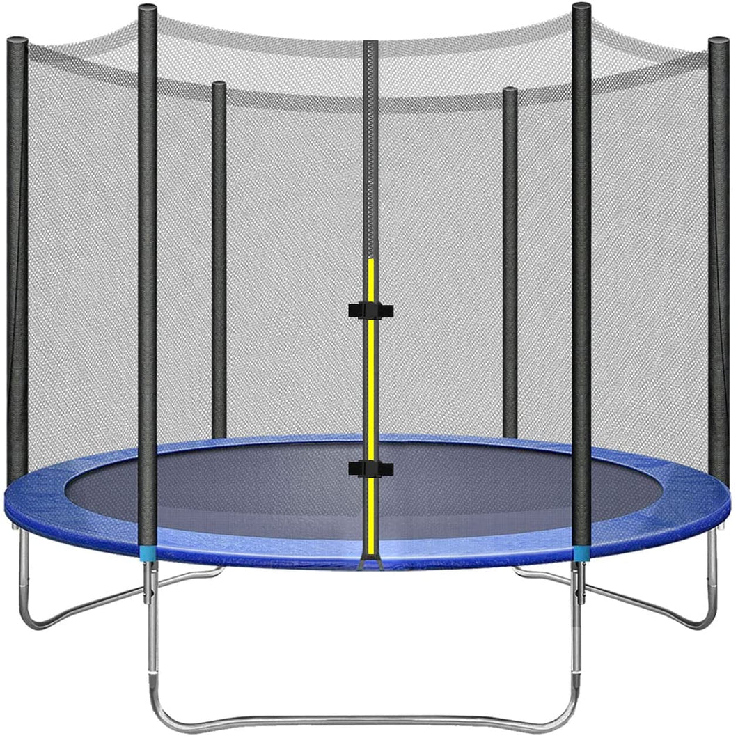 10FT 12FT Trampoline for Kids Adults Indoor Jump Rectangle Trampoline with Enclosure Net - ASTM Approved - Combo Bounce Outdoor Exercise Trampoline with PVC Spring Cover Padding